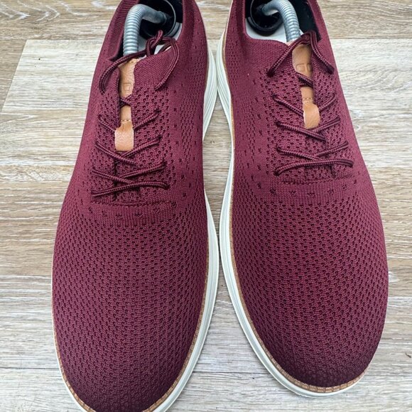 Vilocy Burgundy Fabric Sneakers Men's Size EU 44 - Picture 2 of 7
